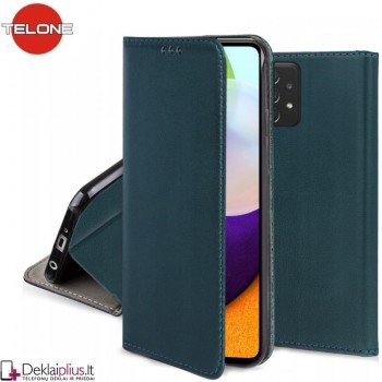 Telone atverčiamas dėklas - žalias (Samsung A52/A52 5G/A52S 5G)